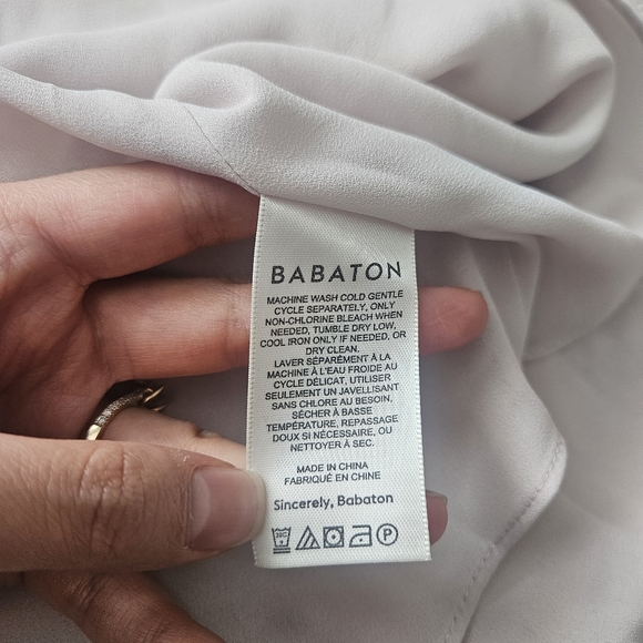 BABATON Noel Dress Denude Midi Wedding Coastal Contemporary Size 00 NWT Aritzia - Picture 11 of 11